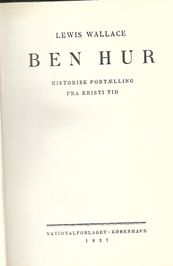 Ben Hur - Lewis Wallace - 1927-1