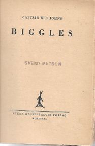 Biggles - Captain W E Johns-1