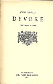 Dyveke 1910 - Carl Ewald-1