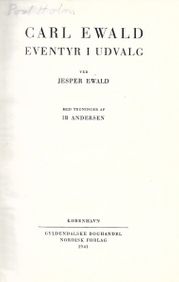 Eventyr i udvalg - Carl Ewald ved Jesper Ewald-1