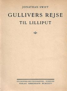 Gullivers rejse til Lilliput - Jonathan Swift