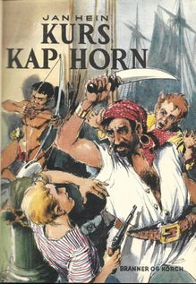 Kurs Kap Horn  -  Jan Hein 1954 indbundet sign