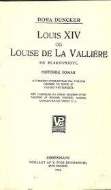 Louis XIV og Louise De La Valliére - Dora Duncker - 1914-1