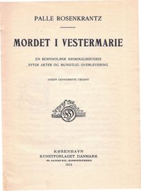 Mordet i Vestermarie - Palle Rosenkrantz-1