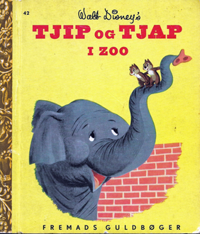 Tjip og Tjap i Zoo - Walt Disney - Fremads Guldbøger 1957
